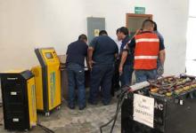 Montacargas AC battery regeneration